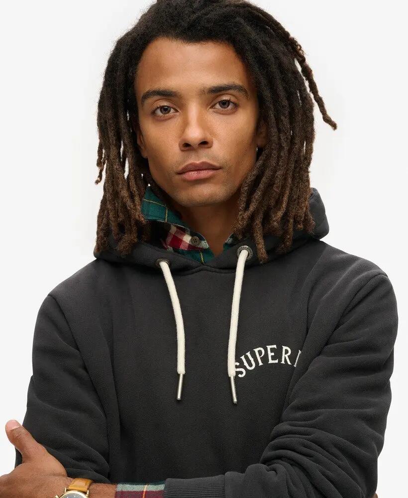 superdry Tattoo Graphic Hoodie van biologisch katoen en gerecycled polyester 4/5