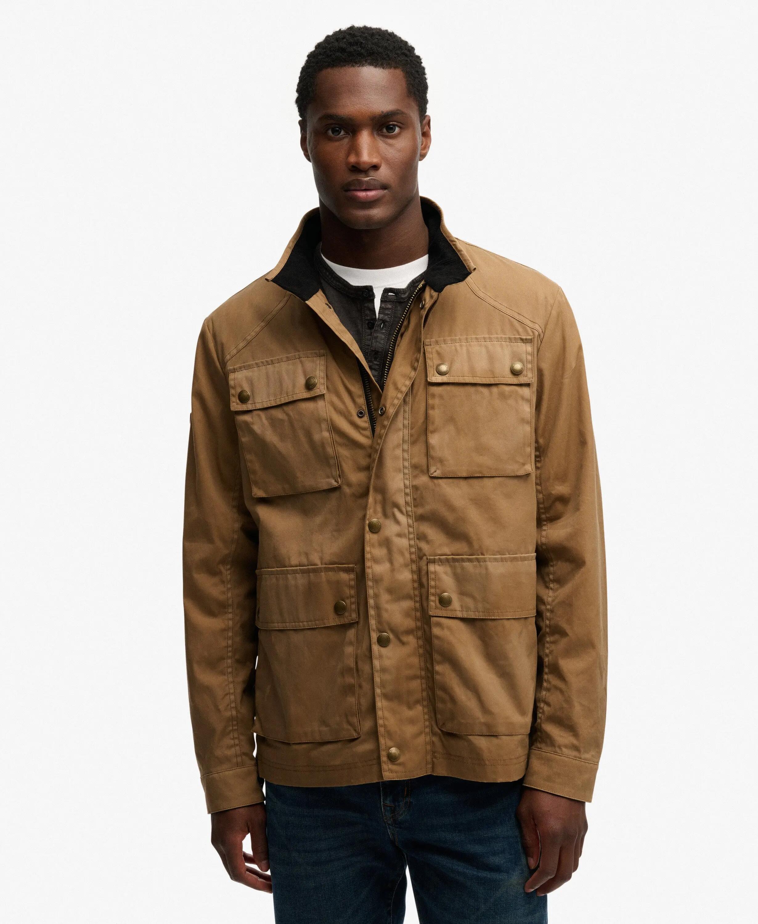 superdry Casaco Racer Wax - algodão, corte boxy 5/7