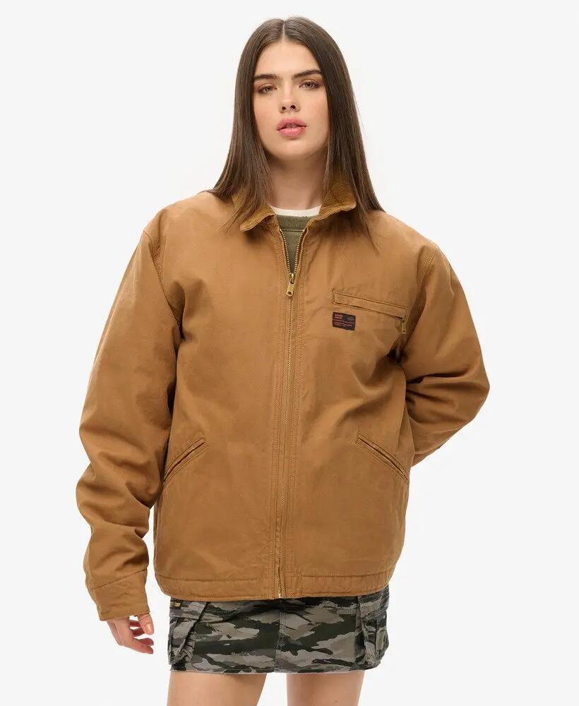 superdry Veste Oversized Surplus Barn en coton - Coupe très ample – Denim Co 5/5