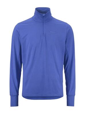 craft Flow HZ LS M – Maglia manica lunga con collo a lupetto e mezza zip