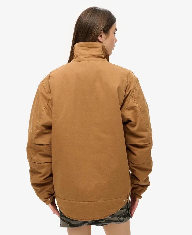 superdry Veste Oversized Surplus Barn en coton - Coupe très ample – Denim Co 4/5
