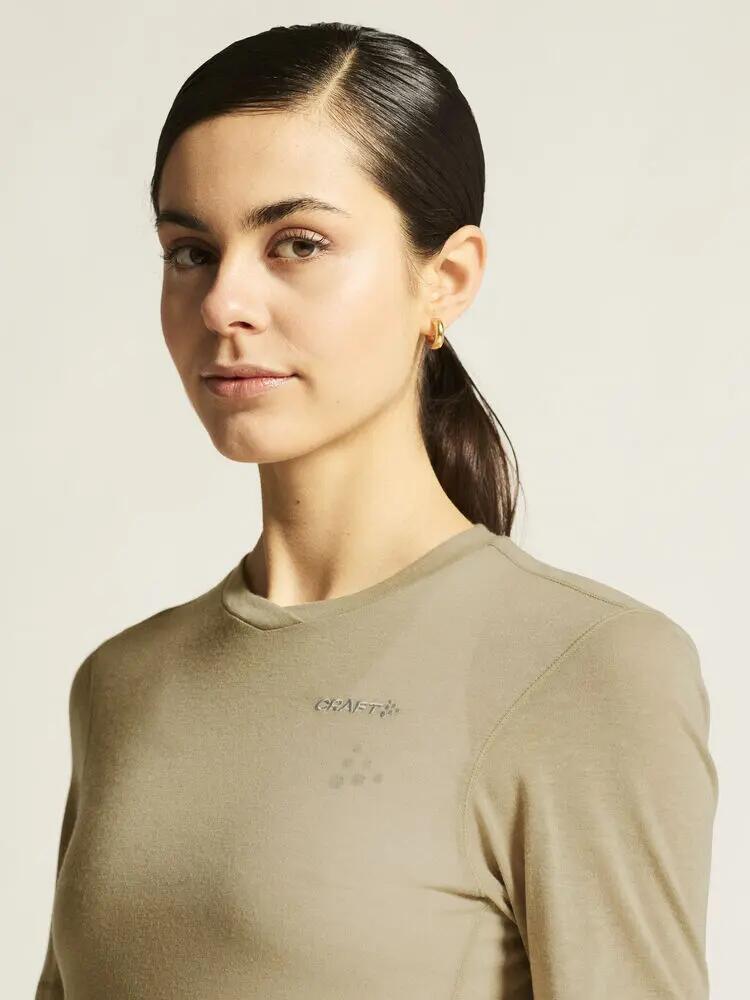 craft Everyday Wool SS Tee W in lana merinos e poliestere riciclato 7/7