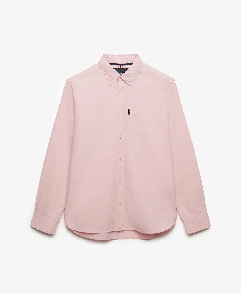 superdry Essential Oxford overhemd lange mouw – 100% katoen 6/6