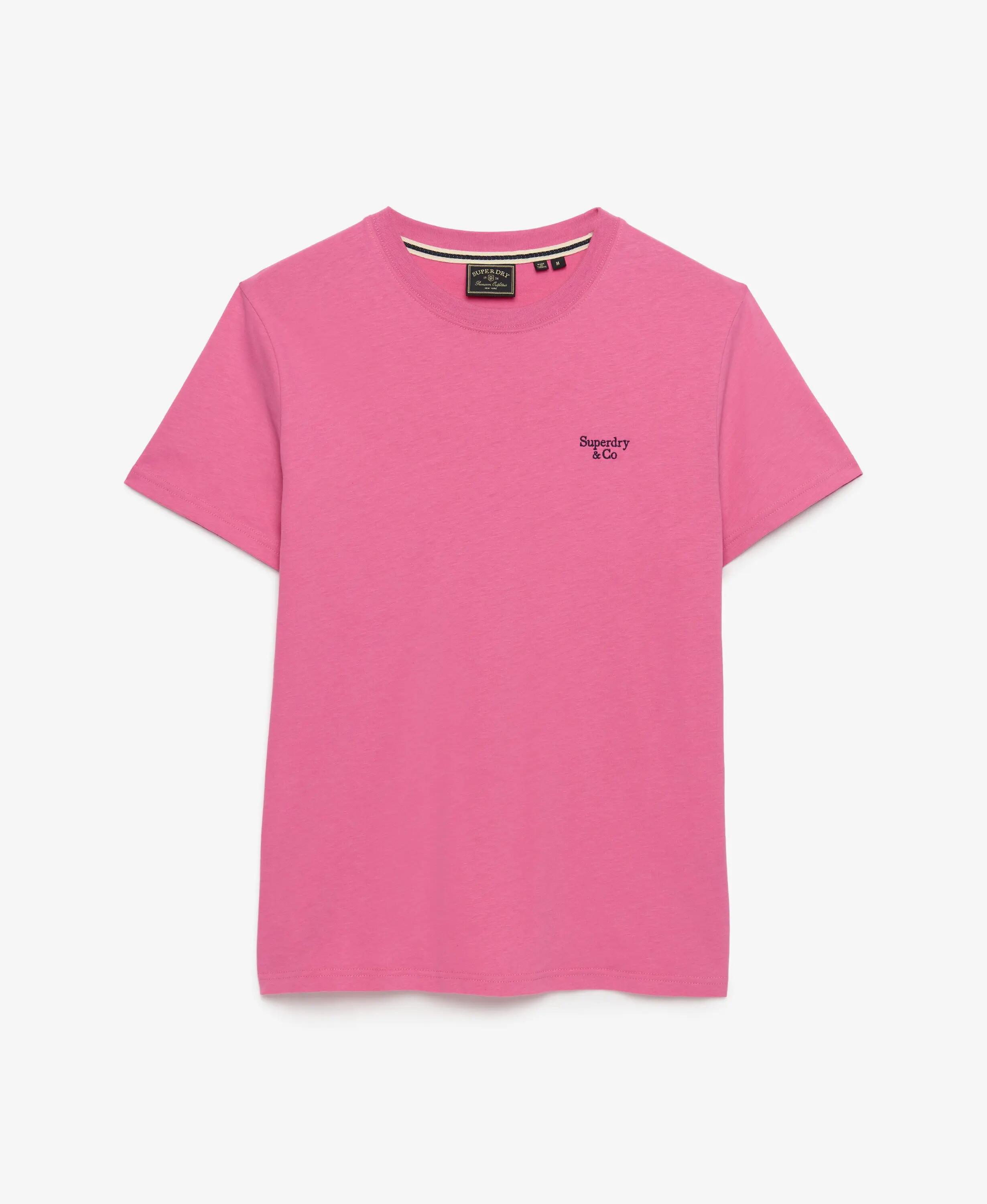 superdry T-shirt Essential Serif Logo brodé en coton bio 6/6