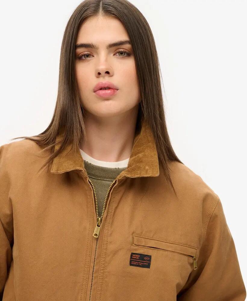 superdry Veste Oversized Surplus Barn en coton - Coupe très ample – Denim Co 3/5