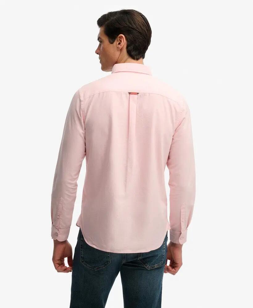 superdry Essential Oxford overhemd lange mouw – 100% katoen 5/6