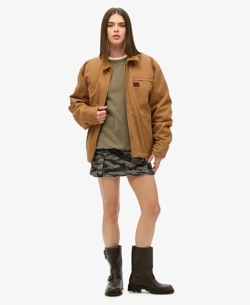 superdry Veste Oversized Surplus Barn en coton - Coupe très ample – Denim Co 2/5