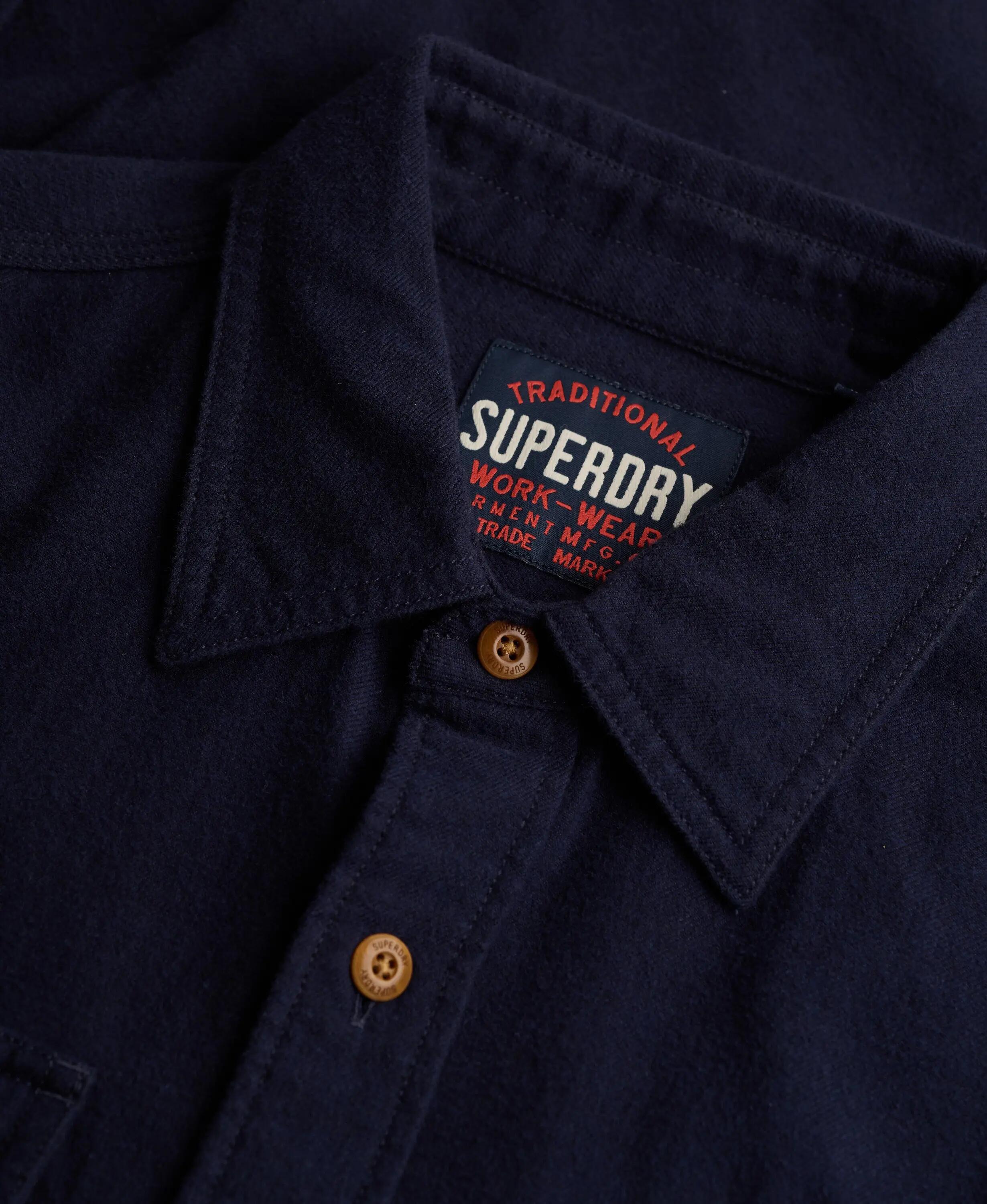 superdry Overshirt Trailsman Relaxed Fit en algodón orgánico - DEEP NAVY 6/7