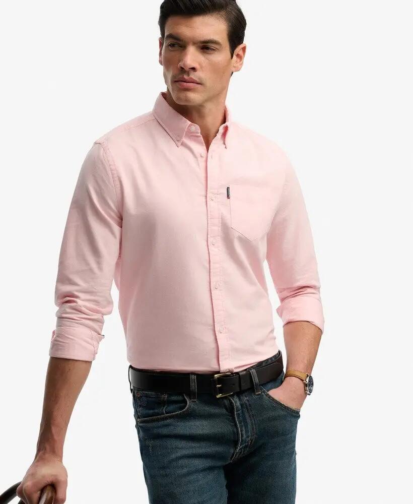 superdry Essential Oxford overhemd lange mouw – 100% katoen 2/6