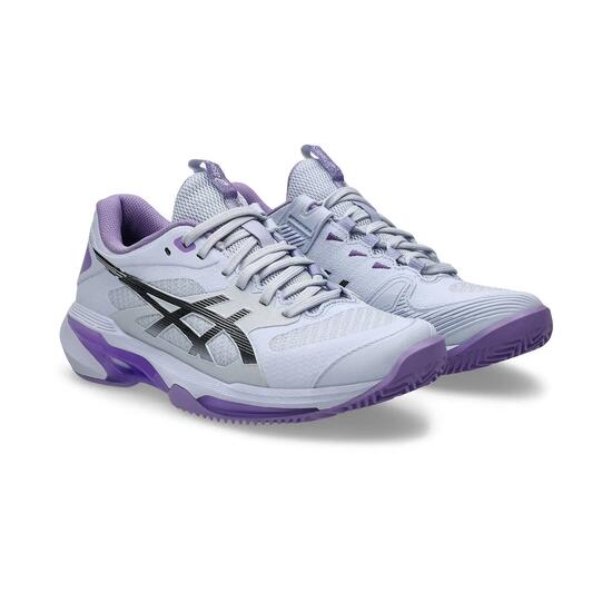 Asics Solution Speed Ff 4 Clay Night Energy Blanco/lila Mujer 1042a312