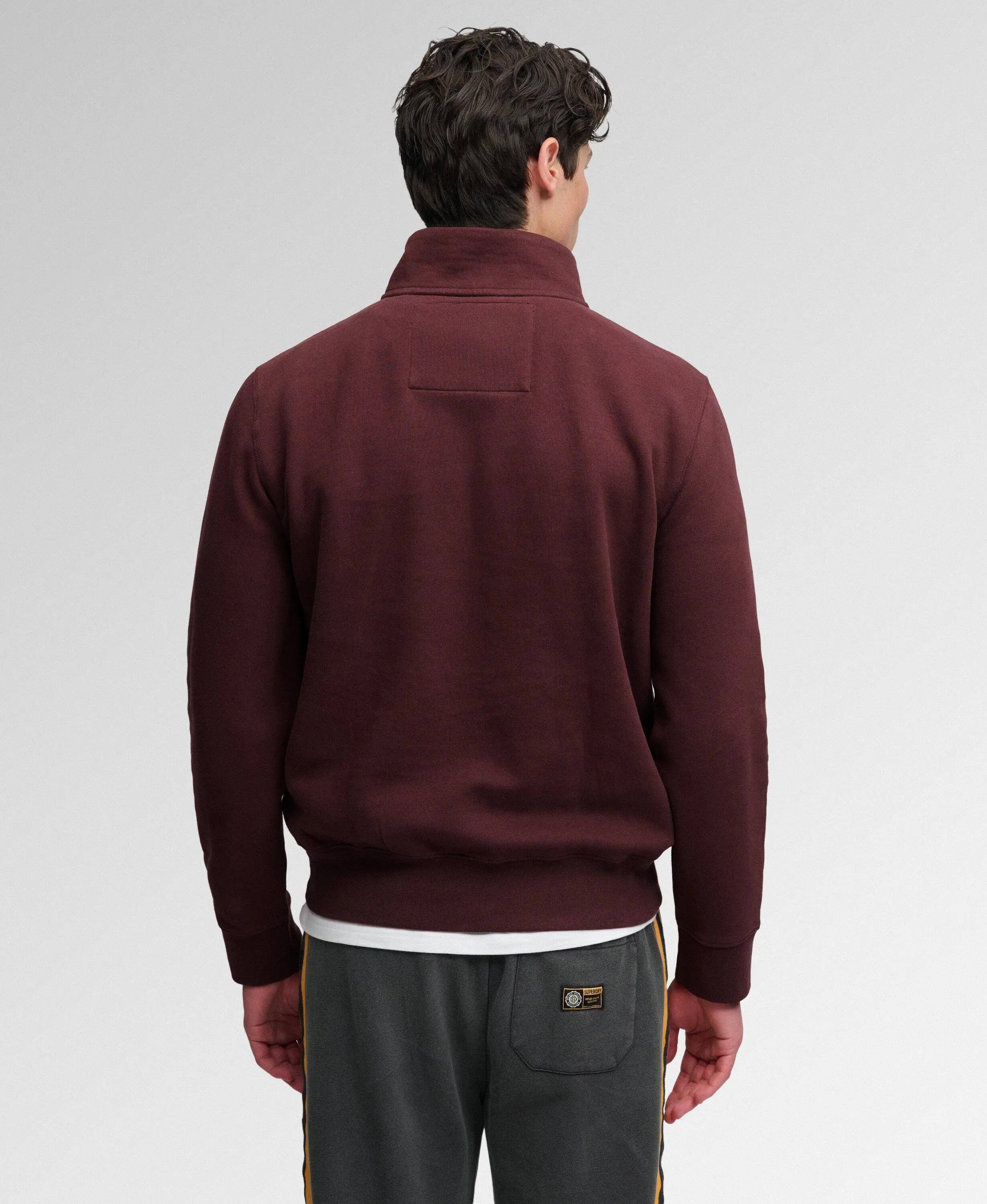 superdry Vintage Athletic Half Zip Sweatshirt — mezza zip in pile spazzolato 5/7