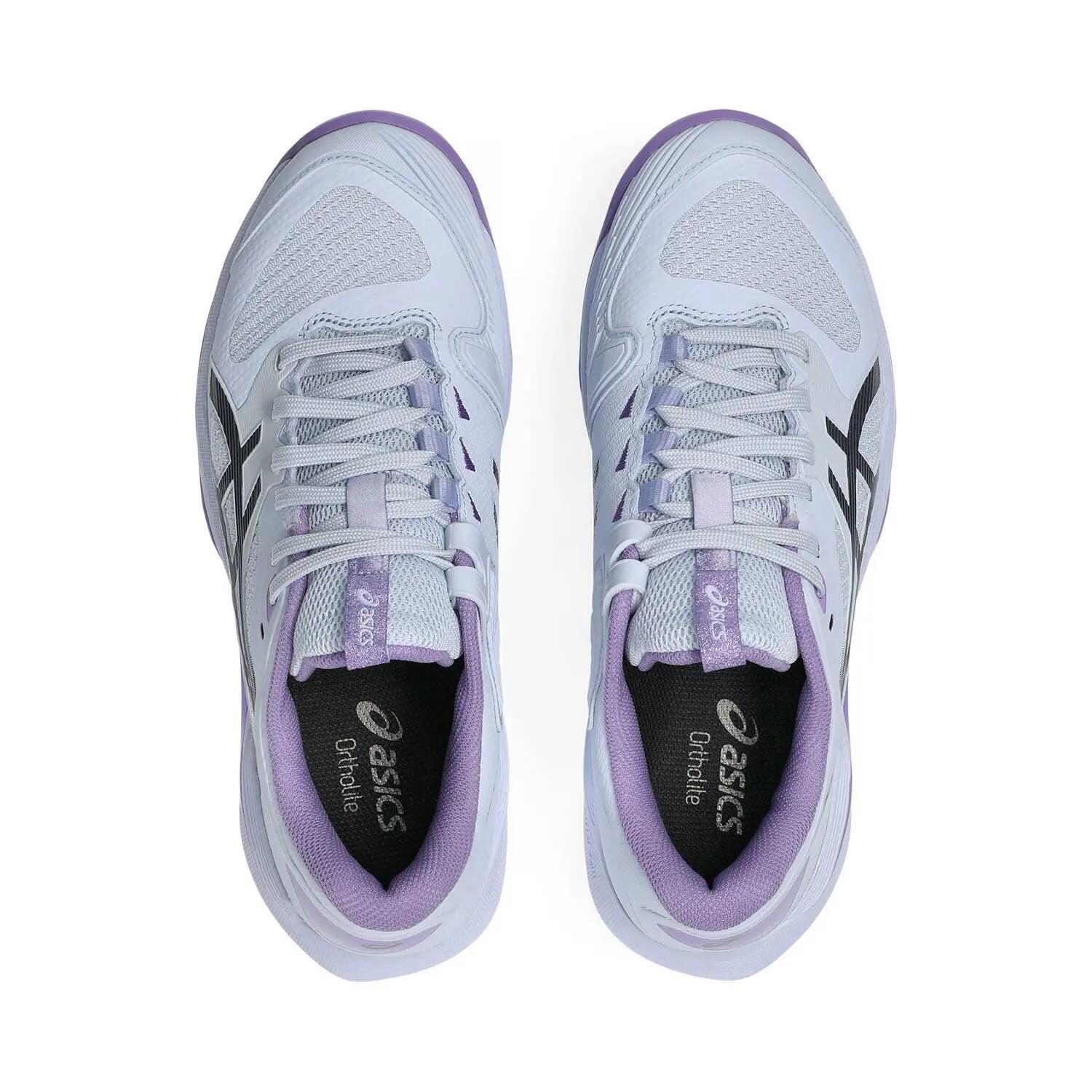 Asics Solution Speed Ff 4 Clay Night Energy Blanc/lilas Femme 1042a312 5/6