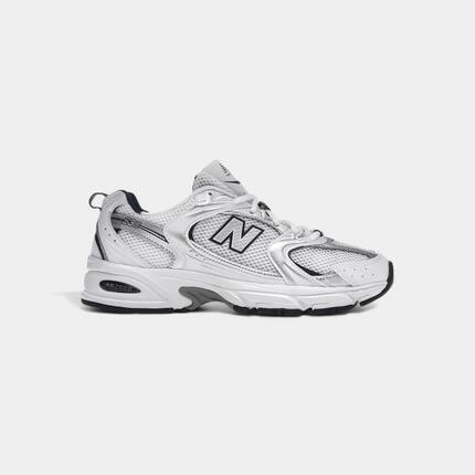New Balance 530 White Silver Navy