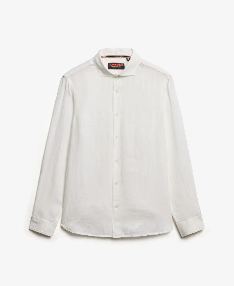 superdry Camicia in lino ricamata Vacation – 100% lino, vestibilità relaxed 6/6