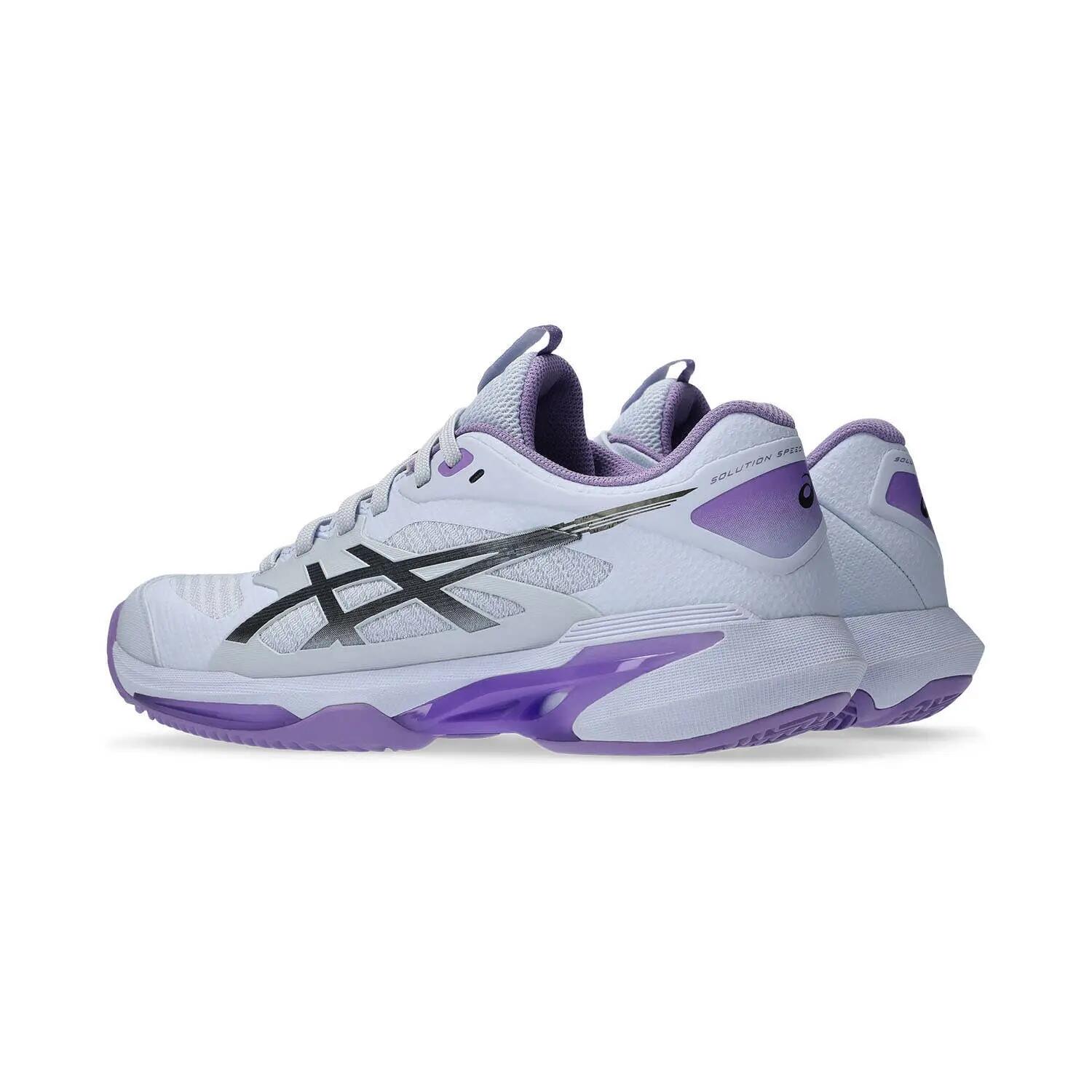 Asics Solution Speed Ff 4 Clay Night Energy Blanc/lilas Femme 1042a312 3/6
