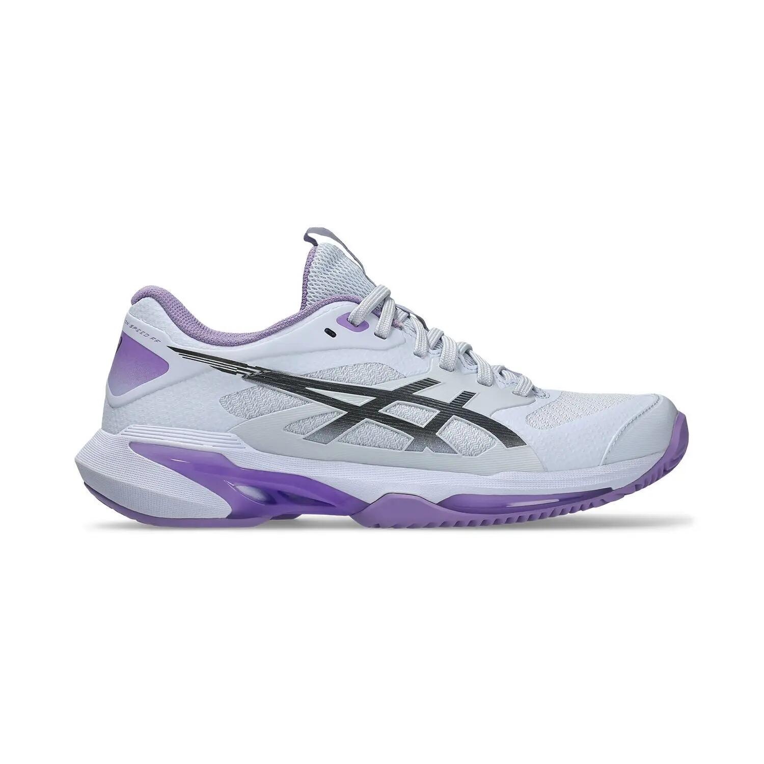 Asics Solution Speed Ff 4 Clay Night Energy Blanc/lilas Femme 1042a312 2/6