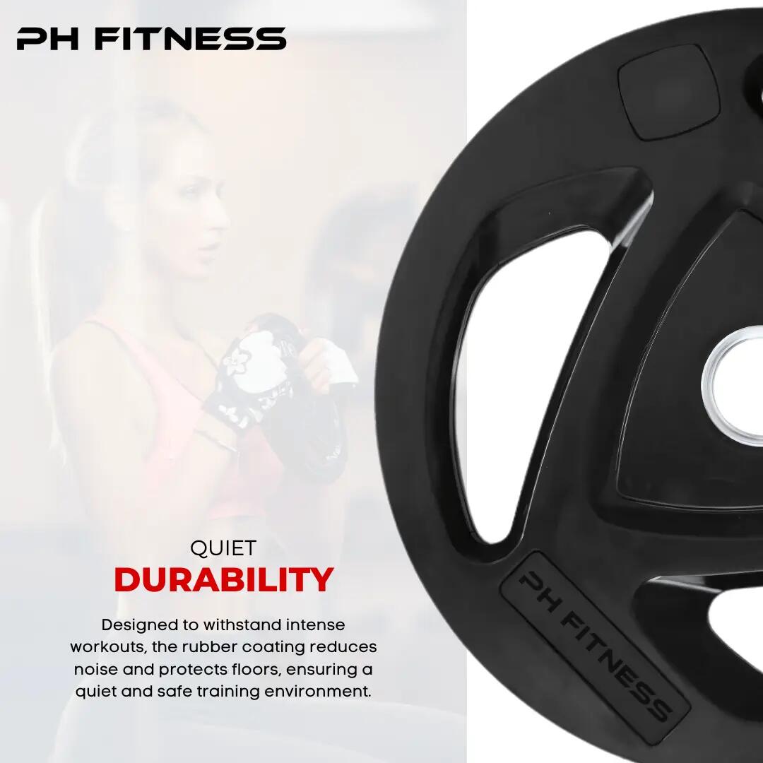 Discos olímpicos Tri Grip 50 mm | PH Fitness 6/9