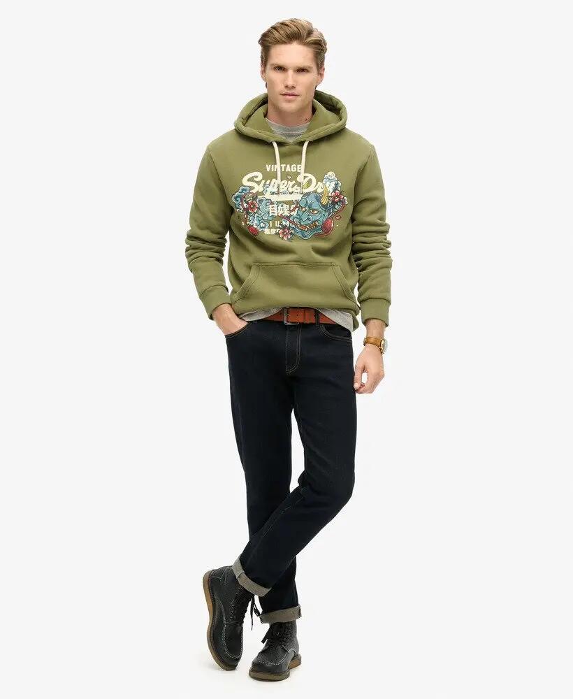 superdry Sweatshirt com capuz Tokyo Vl Graphic em algodão orgânico e poliéster 2/6