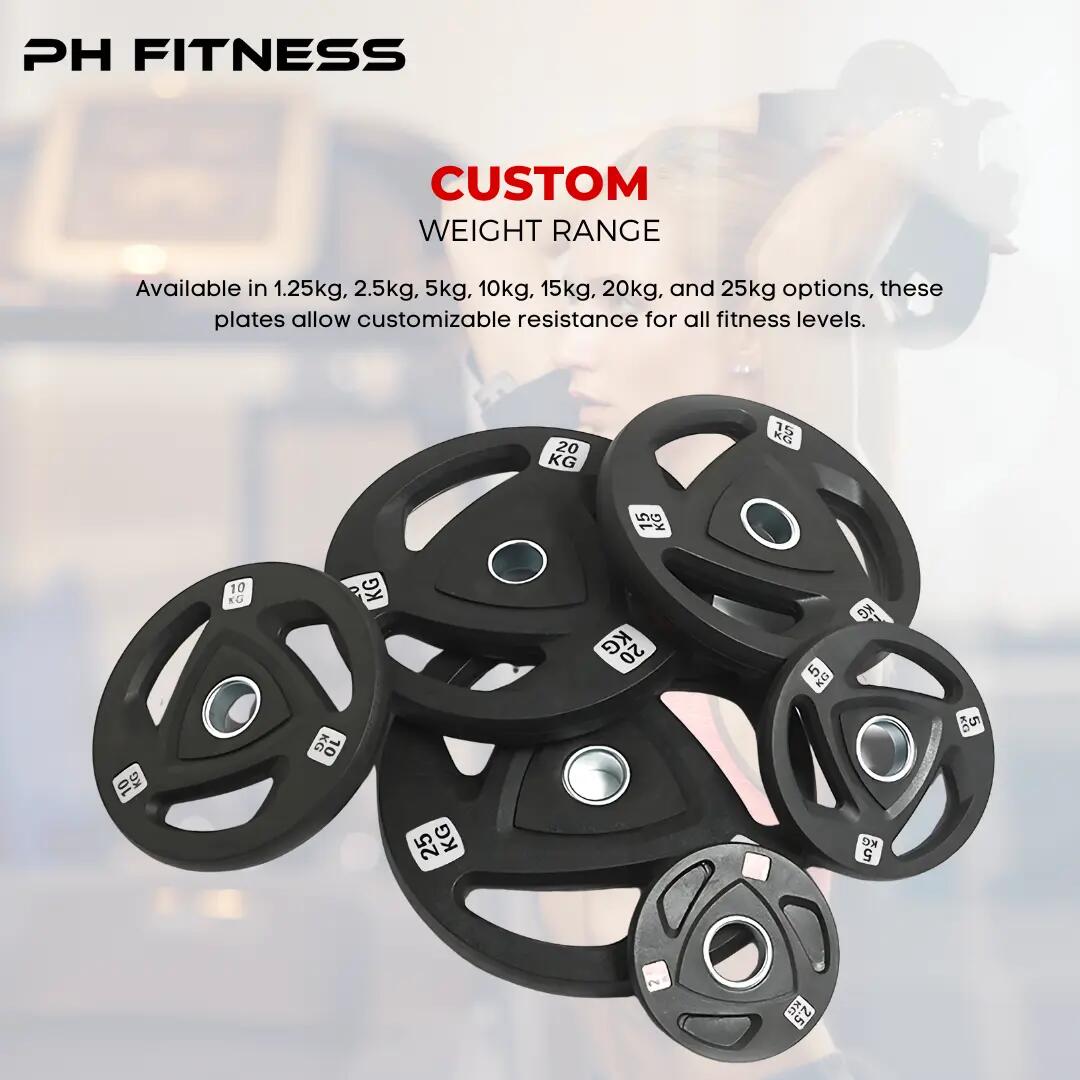 Discos olímpicos Tri Grip 50 mm | PH Fitness 3/9