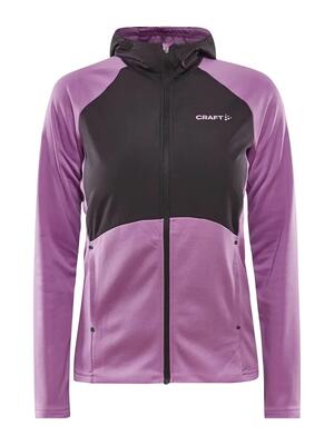 Craft adv essence jersey hood jacket w gerecycled materiaal