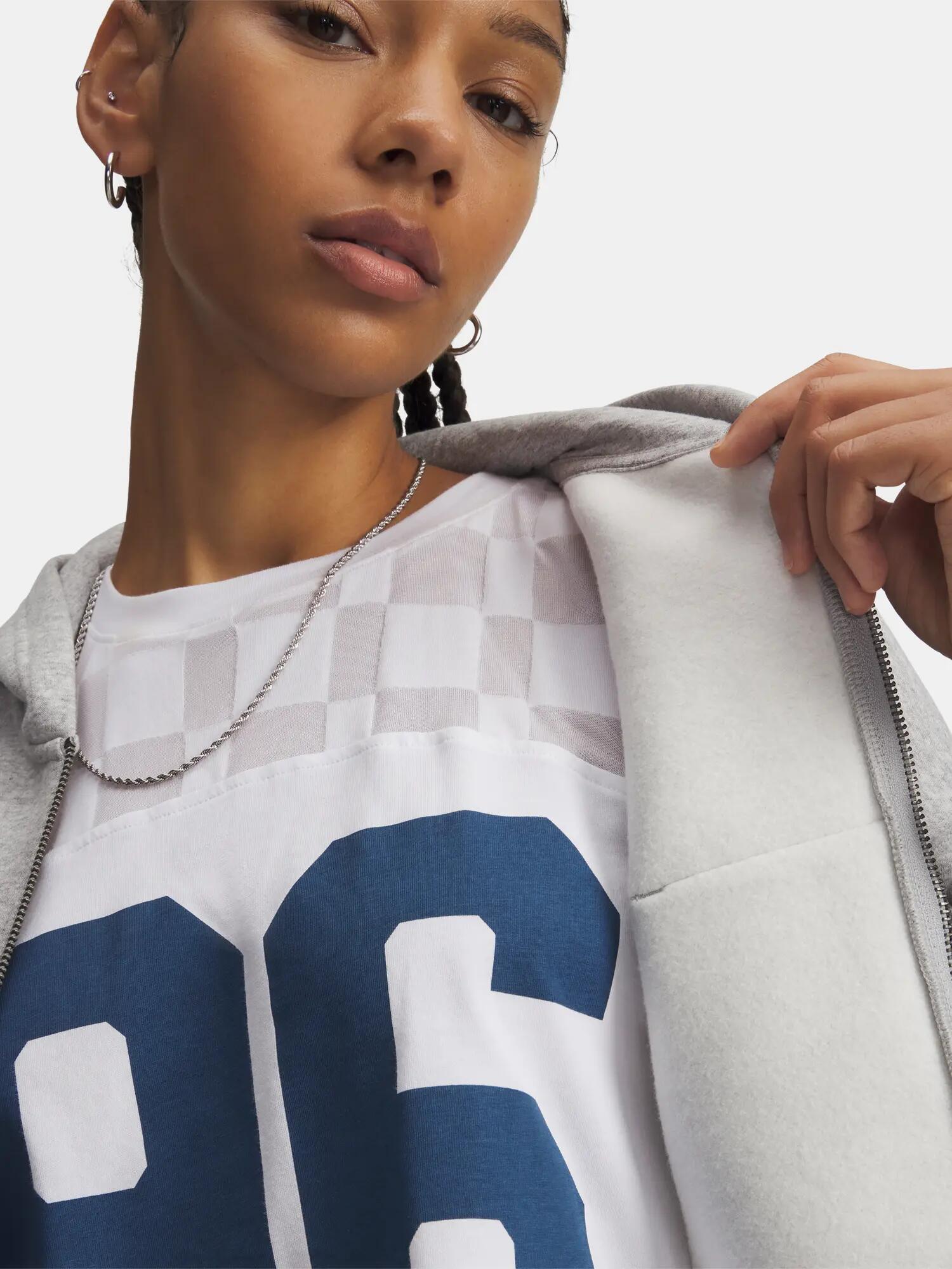 Bluza damska Under Armour Icon Fleece Nov FZ 3/3