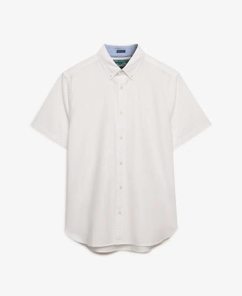 superdry Camicia Preppy Oxford maniche corte in cotone biologico 7/7