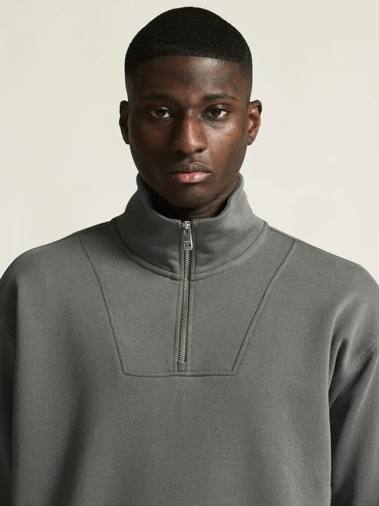 craft Frequent HZ Sweatshirt M halve rits van biologisch katoen, relaxed fit 7/7