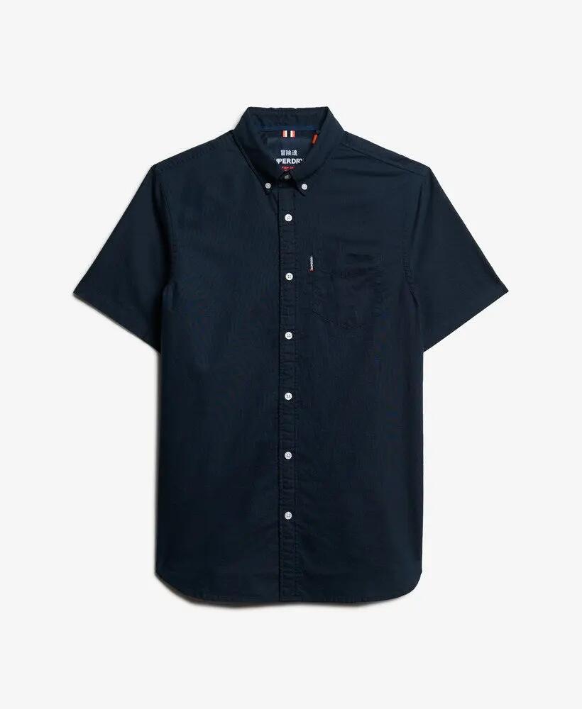 superdry Oxford korte mouw overhemd van biologisch katoen 6/6