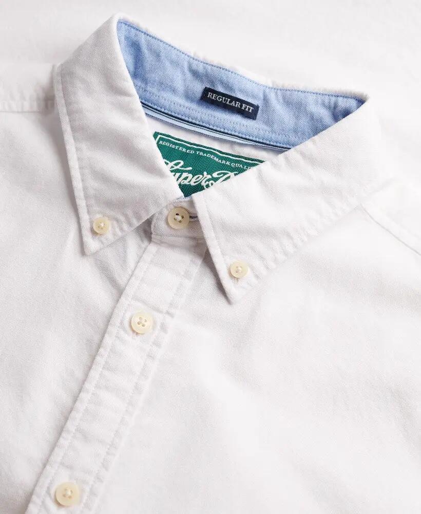 superdry Camicia Preppy Oxford maniche corte in cotone biologico 6/7