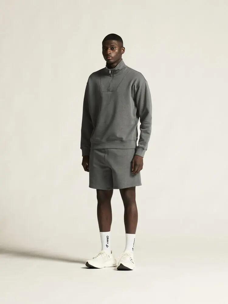 craft Frequent HZ Sweatshirt M halve rits van biologisch katoen, relaxed fit 6/7