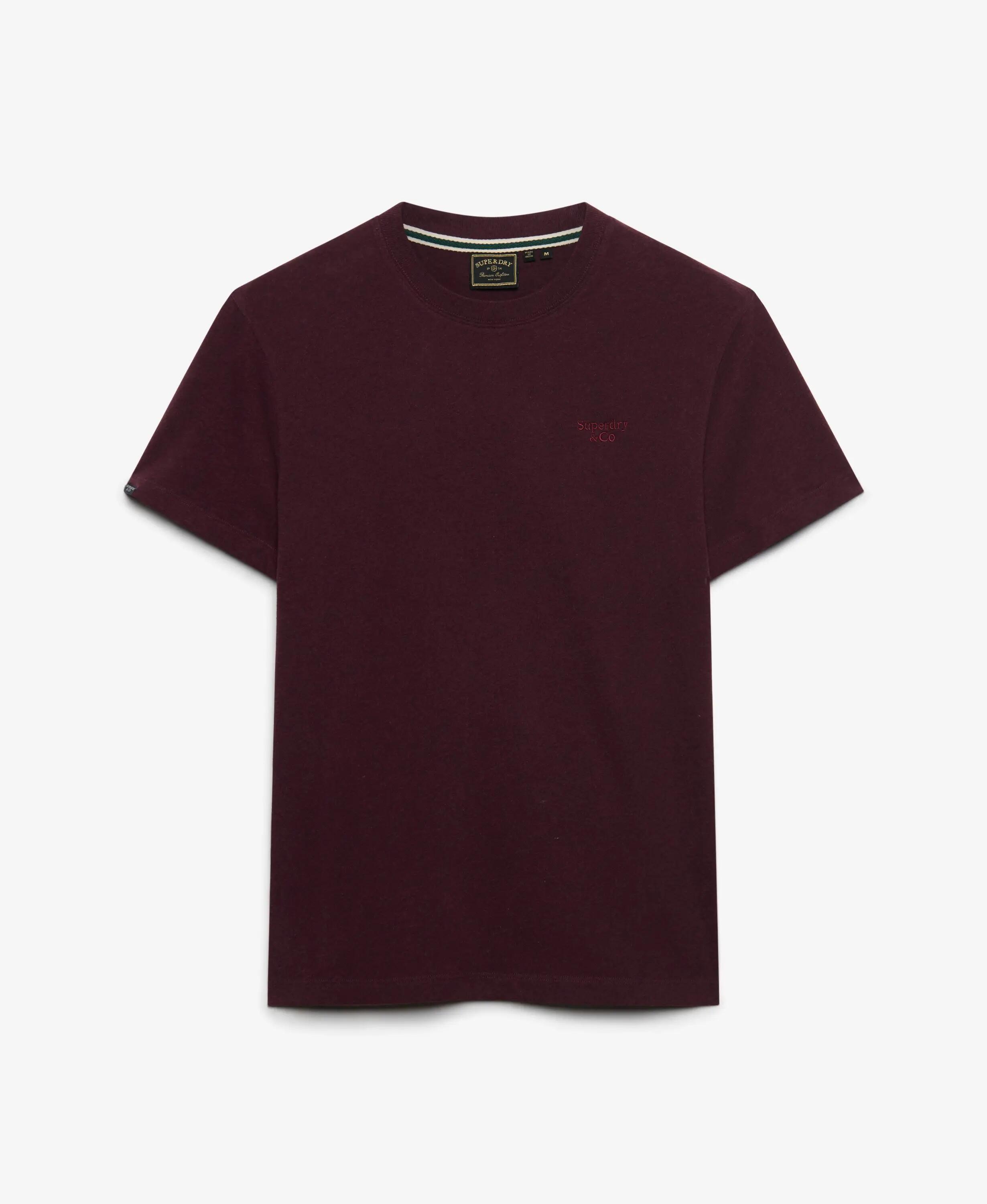 superdry T-shirt Essential Serif Logo brodé en coton bio 6/6