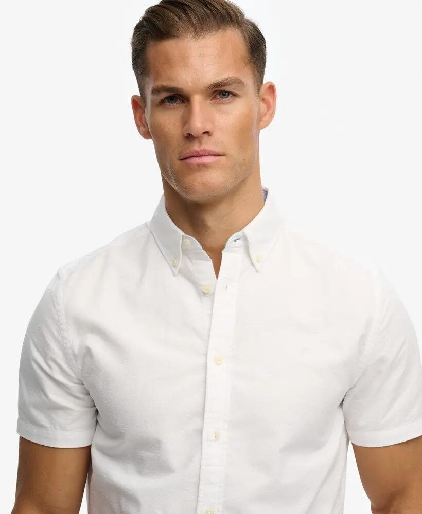 superdry Camicia Preppy Oxford maniche corte in cotone biologico 4/7