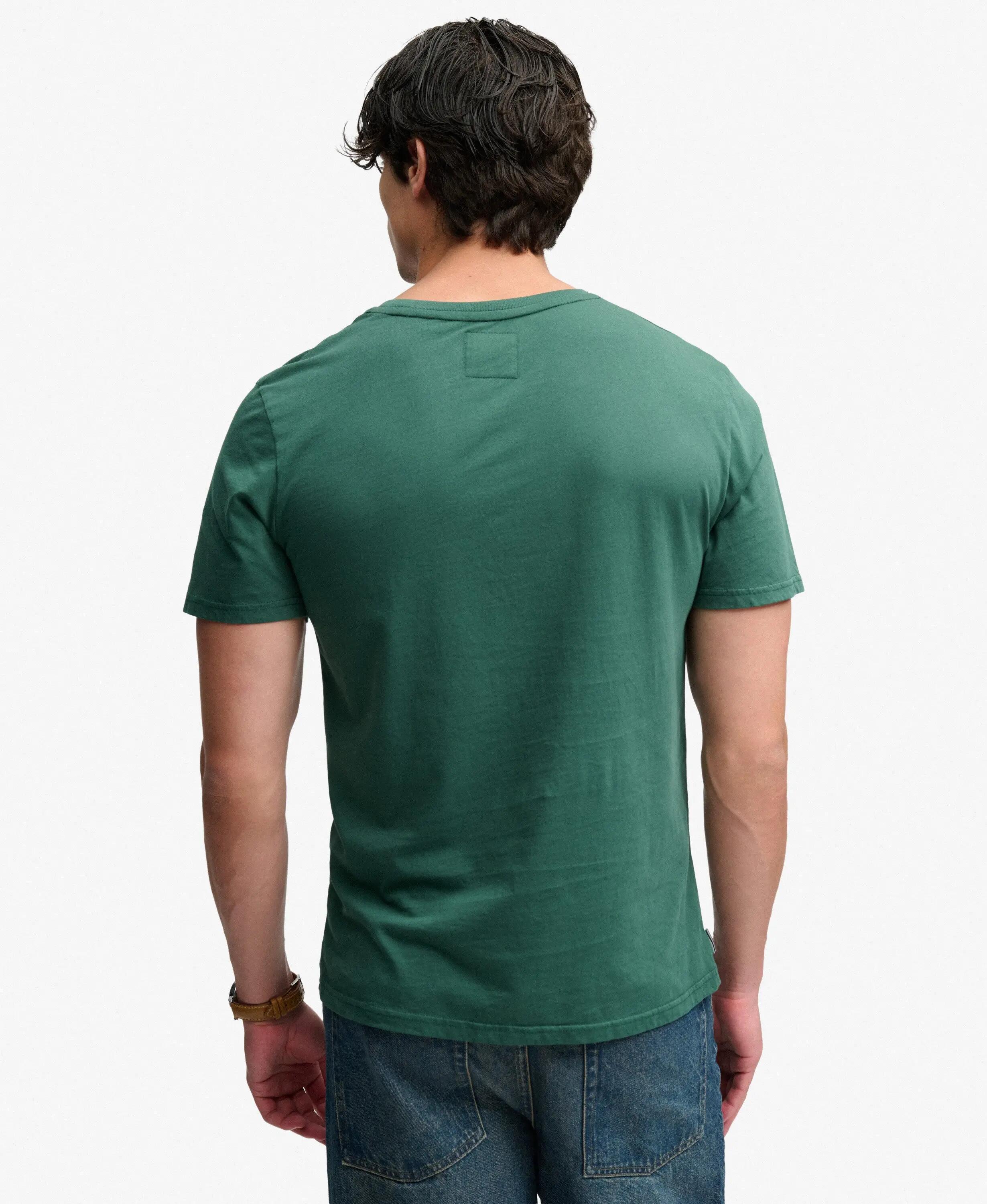 superdry T-shirt Athletic Tonal em algodão orgânico – corte relaxed, Erin Green 5/5