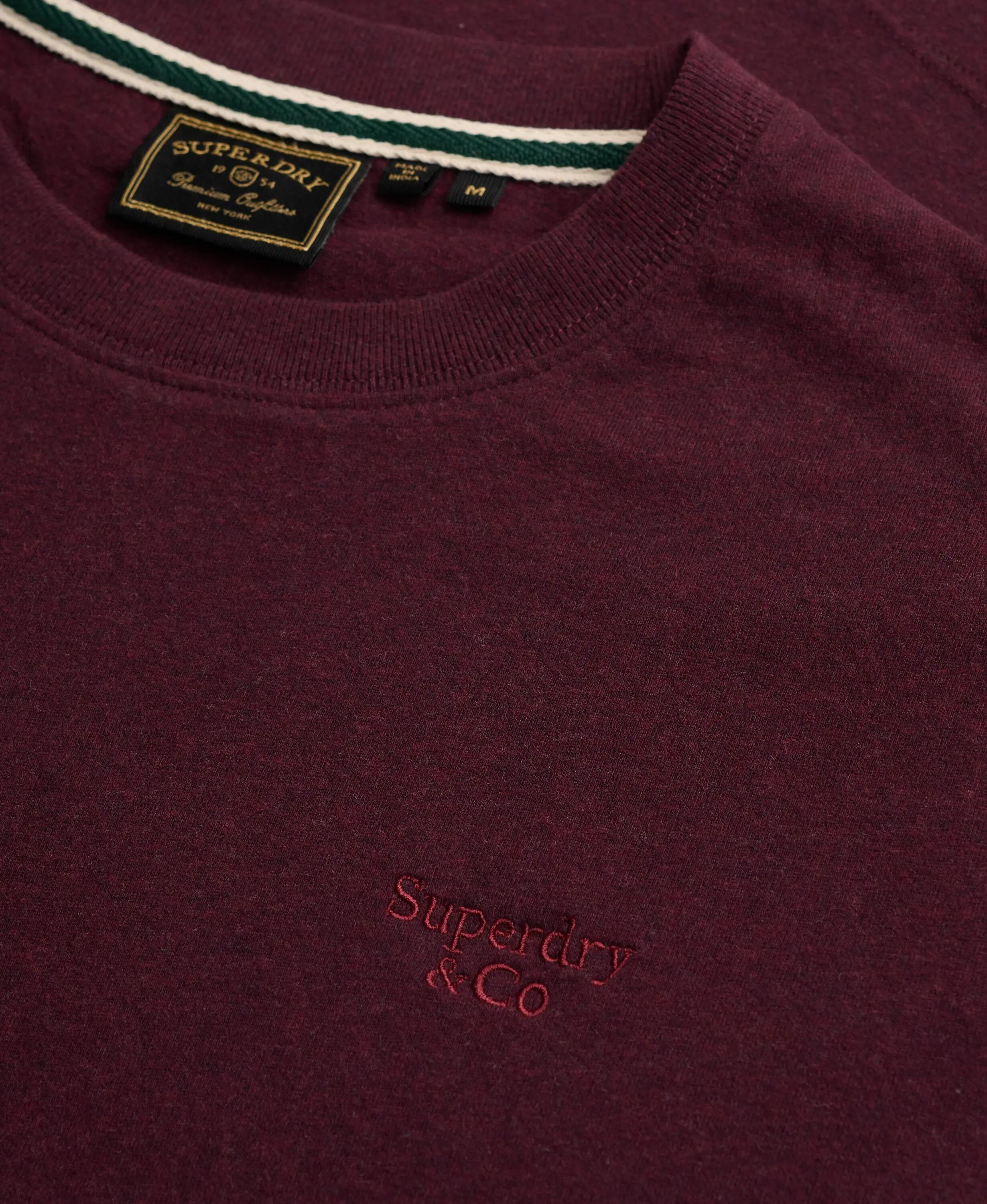 superdry T-shirt Essential Serif Logo brodé en coton bio 5/6