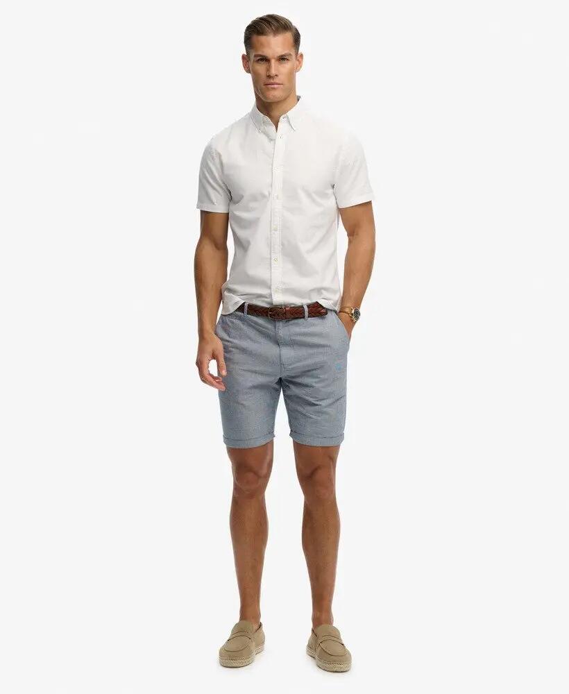superdry Camicia Preppy Oxford maniche corte in cotone biologico 3/7