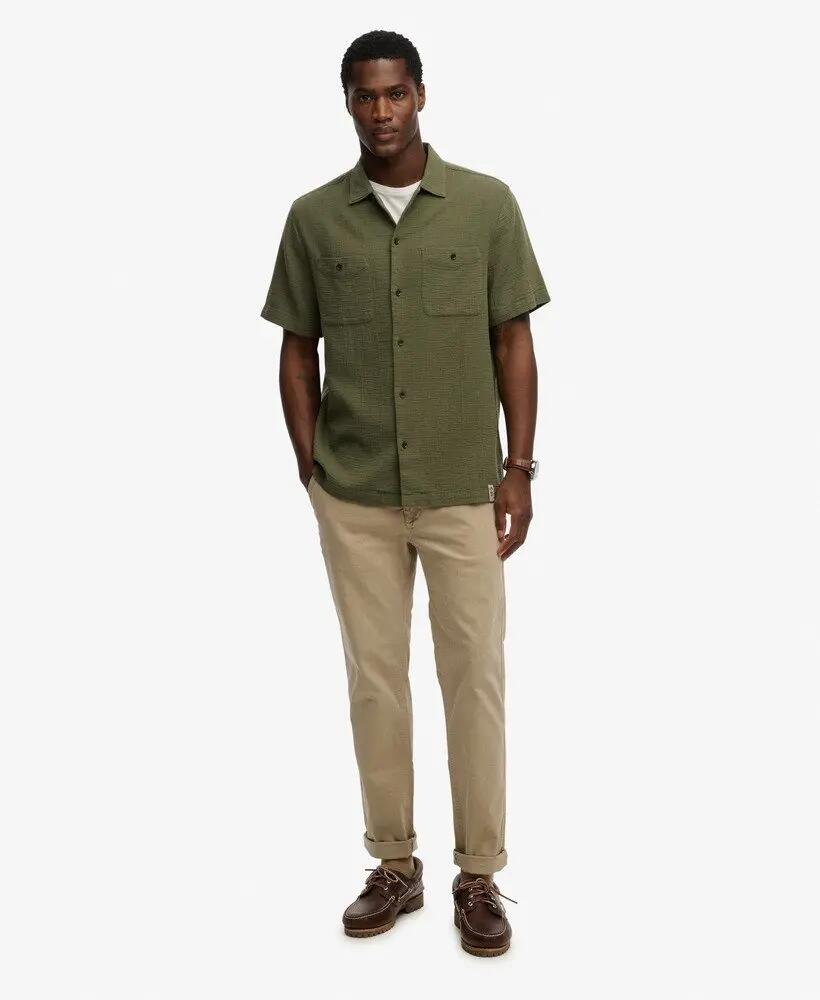 superdry Textuur korte mouwen overhemd – Loose Fit 4/7
