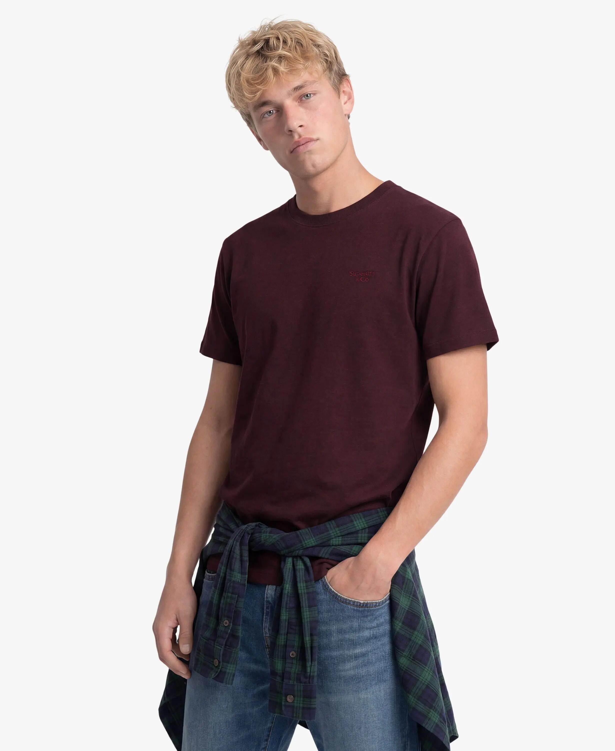 superdry T-shirt Essential Serif Logo brodé en coton bio 2/6