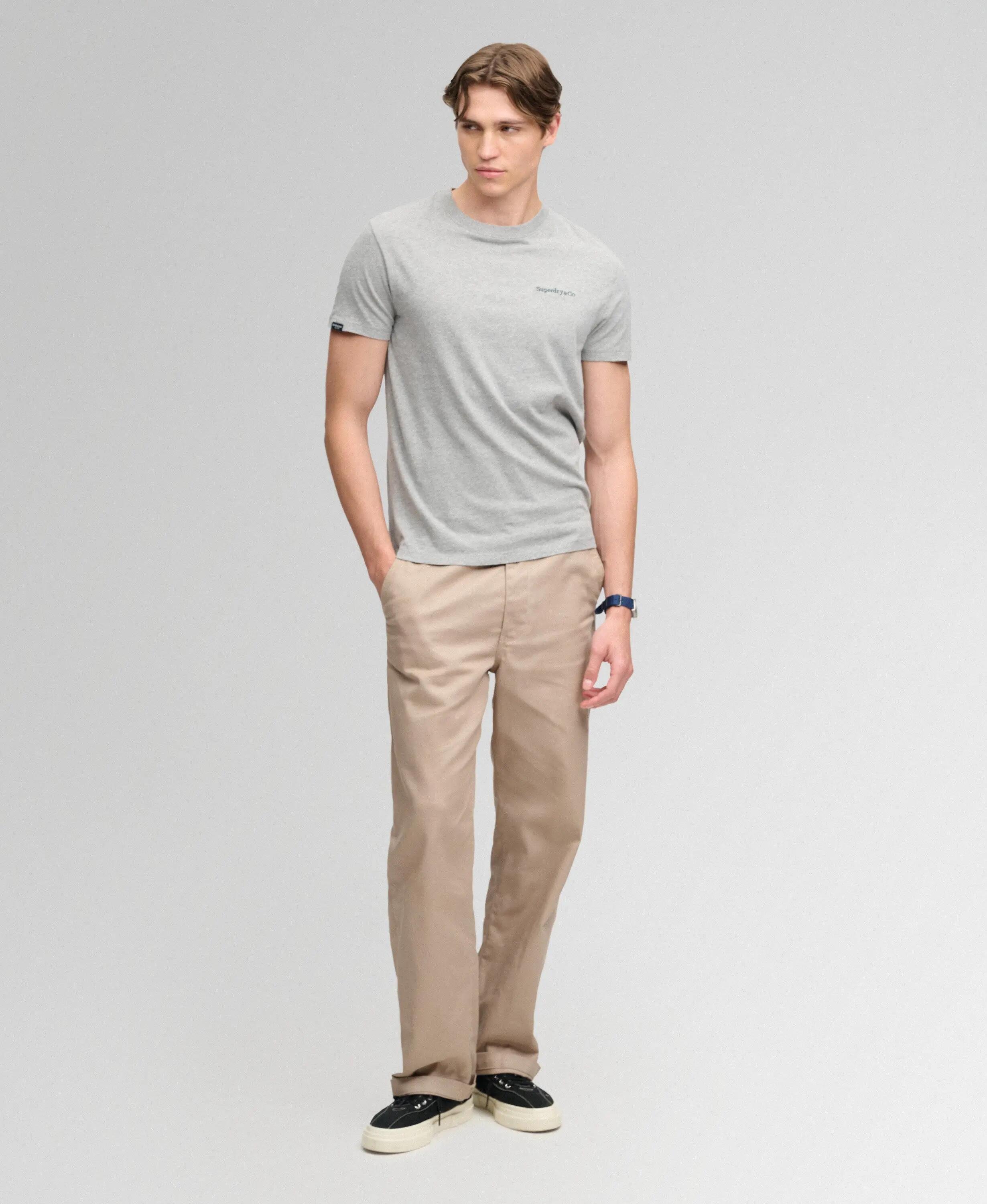 superdry T‑shirt Essential Company Logo brodé slim en coton 3/5