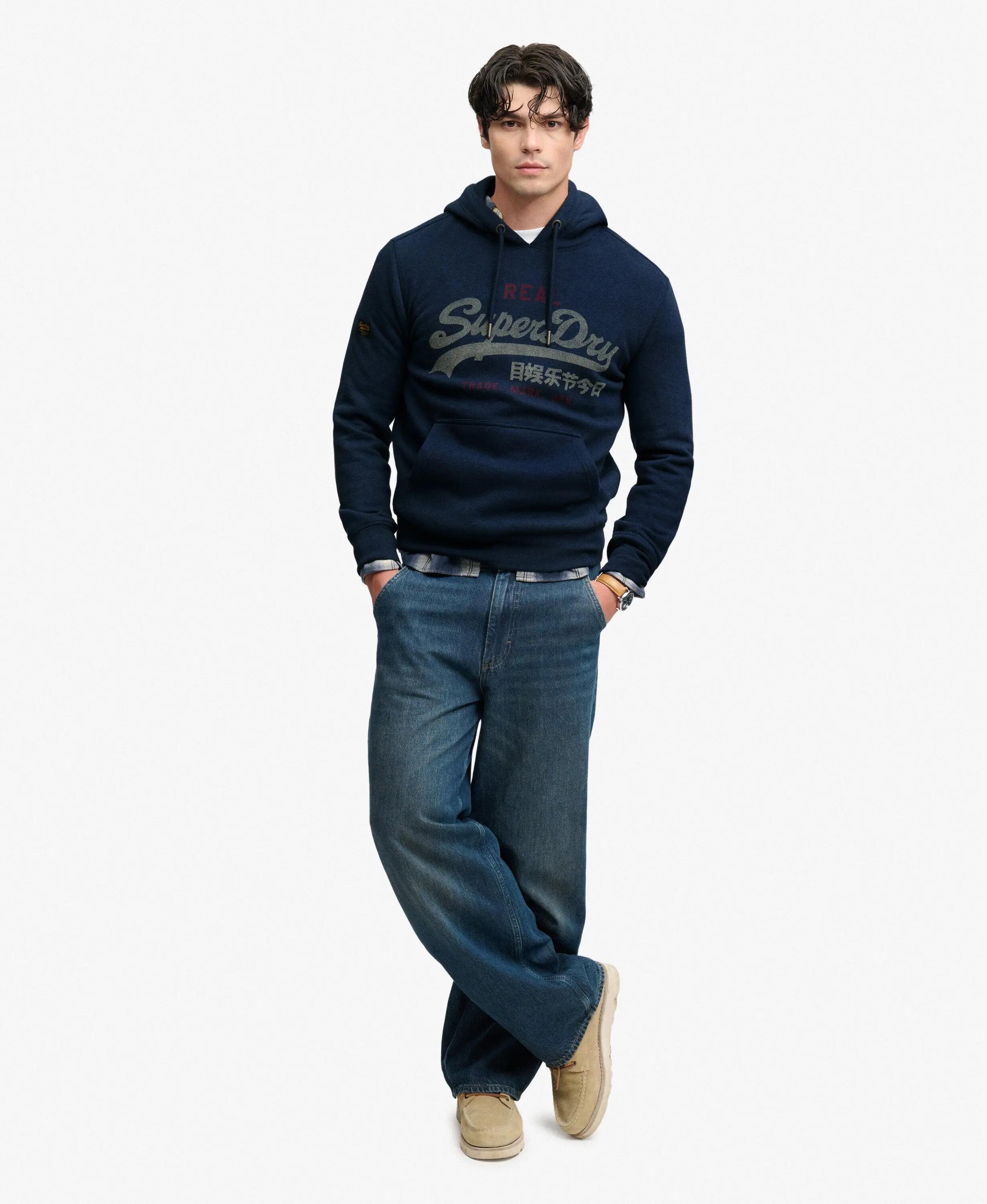 superdry Sweatshirt com capuz Vintage Logo Heritage Relaxed 3/7