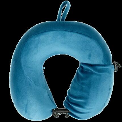 WINGS Coussin de voyage en mousse thermoplastique BEIGE en forme de croissant
