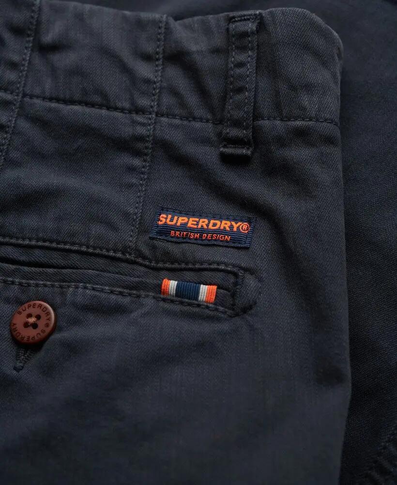 superdry International Chino Shorts slim fit em algodão stretch – ECLIPSE NAVY 6/7
