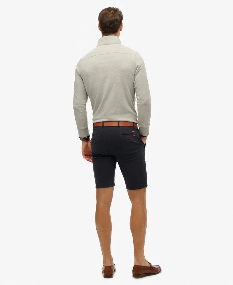 superdry International Chino Shorts slim fit em algodão stretch – ECLIPSE NAVY 5/7
