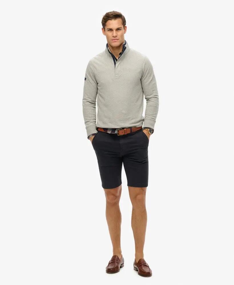 superdry International Chino Shorts slim fit em algodão stretch – ECLIPSE NAVY 2/7