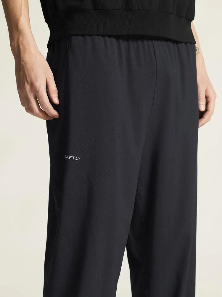 craft Hypervent Pants M – calças de corrida respiráveis pretas 7/7