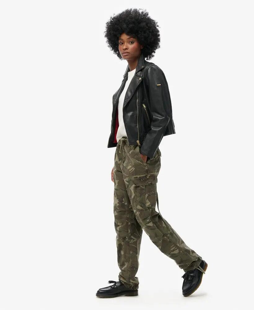 superdry Low Rise Para Cargo damskie spodnie bawełniane Outline Camo 2/6