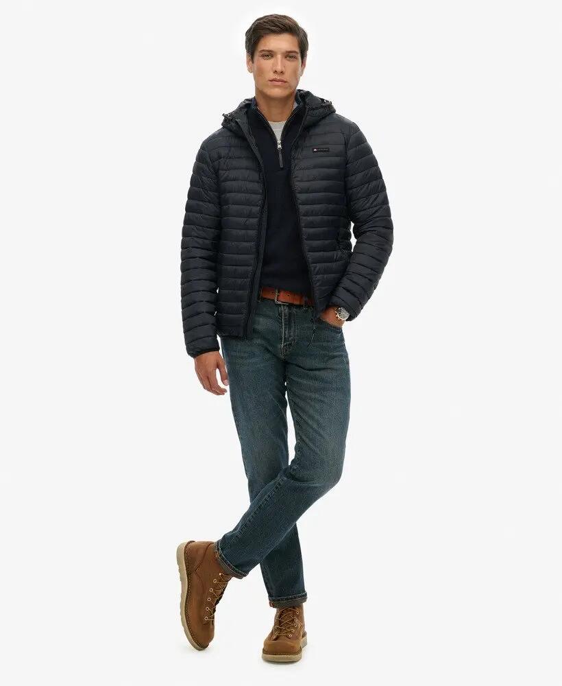 superdry Kurtka Hooded Fuji Lite z recyklingowanego nylonu - slim 3/7