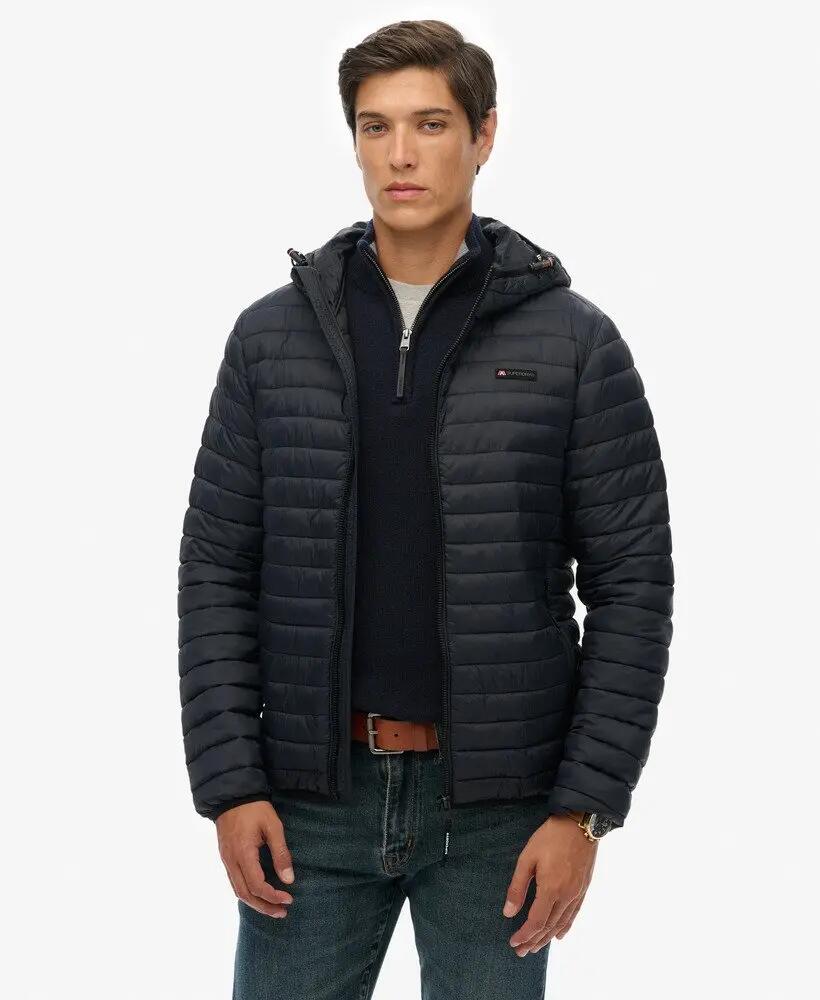 superdry Kurtka Hooded Fuji Lite z recyklingowanego nylonu - slim 2/7