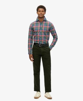 superdry Pantalon Five Pocket Work - Coupe droite, 100% coton