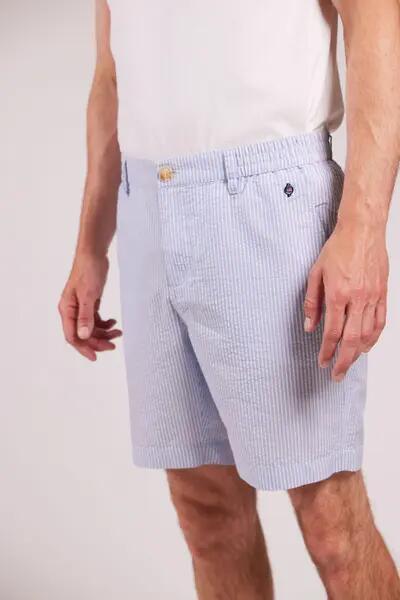 sebago Seersucker Shorts BLUE 3/7