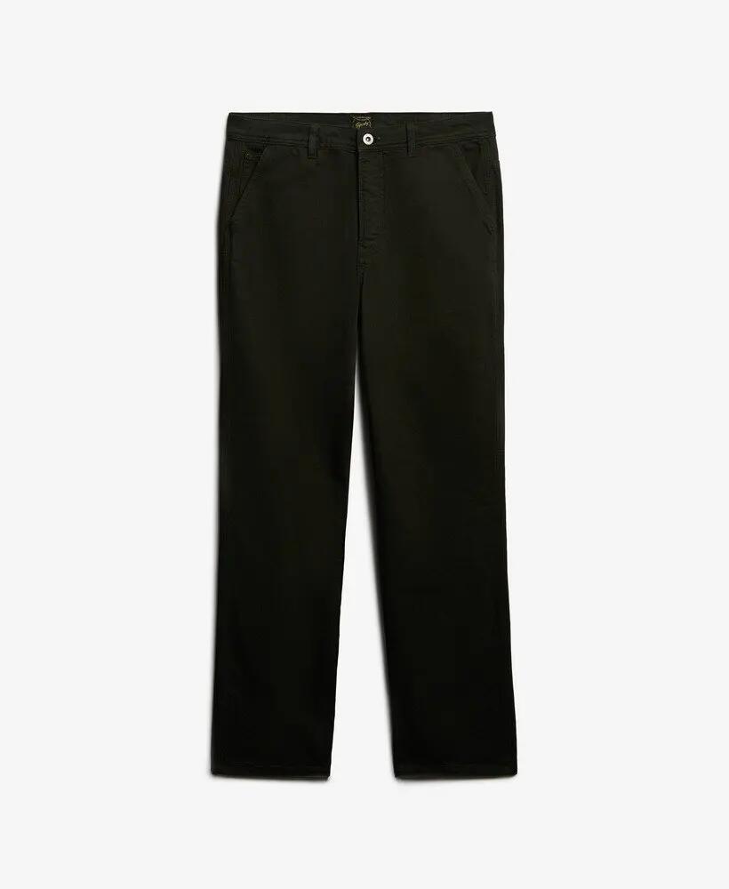 superdry Calças Five Pocket Work – corte straight, 100% algodão 7/7
